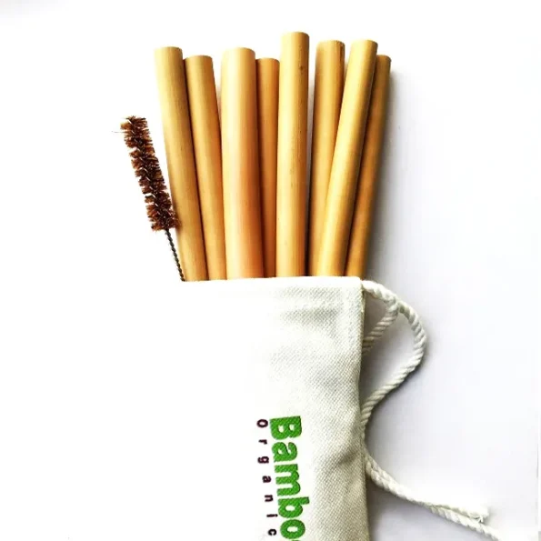 Organic bamboo straws